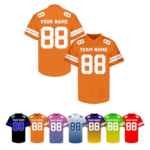 Camiseta de futebol personalizada para homens mulheres jovens, camisetas de futebol personalizadas para fãs costuradas/estampadas