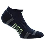 adidas Men's ClimaLite II 2-Pack No Show Socks, Collegiate Navy/Onix/Solar Yellow, Large