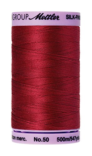 Hilo de algodón Mettler Silk-Finish 547 yd/500 m miniatura 1