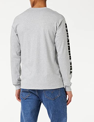 Marvel Avengers Punisher Skull Camisa Manga Larga, Gris (Grey Heather Hgy), Large (Talla del Fabricante: Large) para Hombre