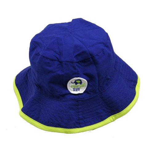 Floppy Top Children's Reversable Rain and Sun Hat, Navy Blue