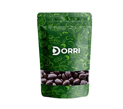 Dorri - Dark Chocolate Almonds 1kg | Premium Whole Almond Nuts Covered in Rich Dark Chocolate, Gourmet Snack, High Protein, Party Snack, Chocolate Gifts (Available from 100g to 3kg)