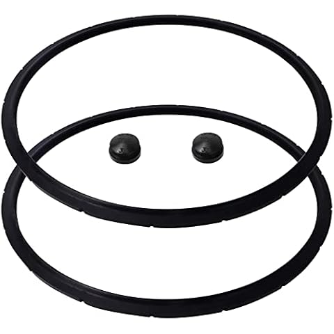2 09985 for presto Pressure Canner Sealing Ring Gasket 01745 01751 01755 01781 01782 01784 presto Pressure Cooker 16 18 23 Quart Including 2 Overpressure Plug presto 23 quart Pressure Canner Parts Cover