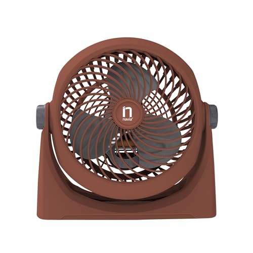 Navia CEN-1013 Ventilador Escritorio o Piso, Velocidades, Cabezal 360°, Silencioso y Potente, Cobre Litoral, 10'