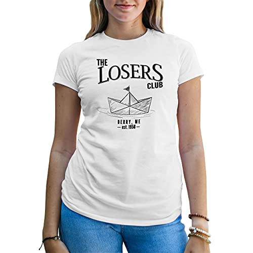 The Losers Club It Pennywise Camiseta De Mujer Blanca Size S