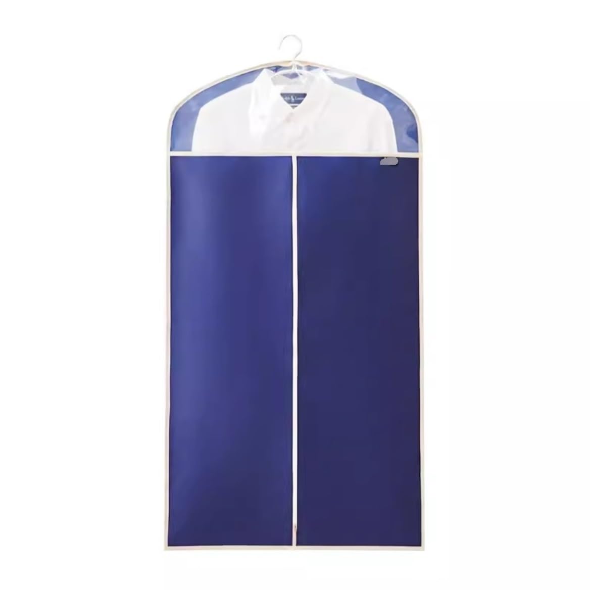 Bolsa de Traje Antipolvo Bolsa De Ropa Colgante para Vestidos, Fundas De Ropa, Protector De Ropa con Cremallera Medio Transparente, Bolsas para Traje, Chaqueta, Abrigo, Vestido, 5 Uds. Fundas de Ropa