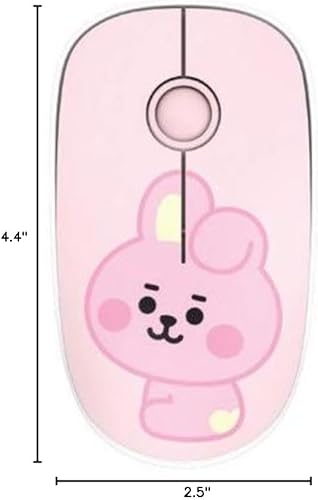 Miniatura 2 de BT21 Ratón silencioso inalámbrico para bebés de Royche (Cooky)