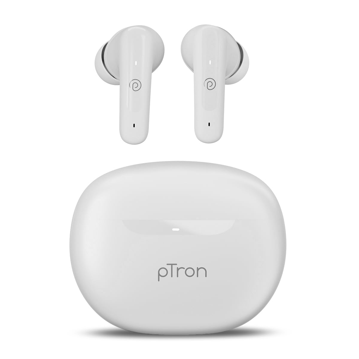 pTron Bassbuds Astra in-Ear TWS Earbuds w/Stereo Sound, 34Hrs Playtime, Stereo Calls, Custom EQ, Mobile App, BTv5.3 Headphones, Touch Control, Voice Assistant, Type C Charging & IPX4 (White)-image-37