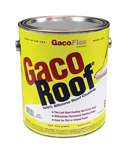 GacoFlex GacoRoof White Silicone Roof Coating 1 gal. - Case of: 44