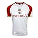 Men's Liverpool White Training Jersey, Licensed Liverpool Short Sleeve Shirt (Medium)