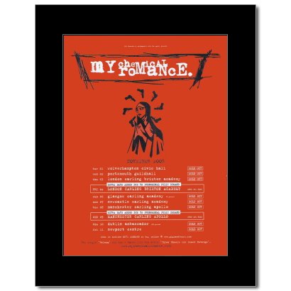 MY CHEMICAL ROMANCE - UK Tour 2005 Mini Poster - 28.5x21cm
