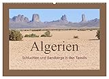 Algerien - Schluchten und Sandberge in den Tassilis (Wandkalender 2023 DIN A2 quer), Calvendo Monatskalender