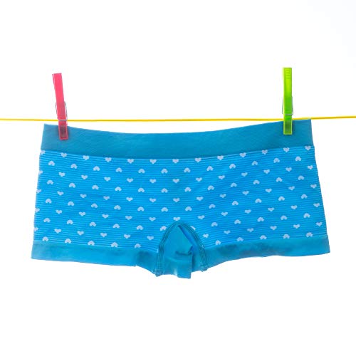 Alyce Intimates Pack of 10 Seamless Girls Boyshort, Solids & Prints3