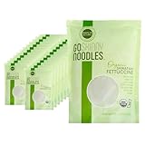 GoSkinny Noodles Fettuccine (24 Pack), Organic Shirataki & Konjac, Low Carb, Low Calorie, Gluten Free, Vegan, Keto, Paleo, Ready in Minutes, Skinny Noodles, 7.05 oz