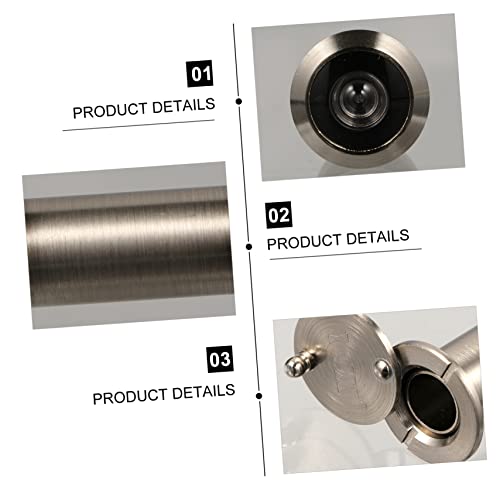 Toyandona Anti- Door Peephole Security Doors For Front Door Wide Angle Door Viewer Front Door Viewer Home Peephole Anti- Door Viewer Copper Viewer Large Viewing Angle Pinhole #TOP1