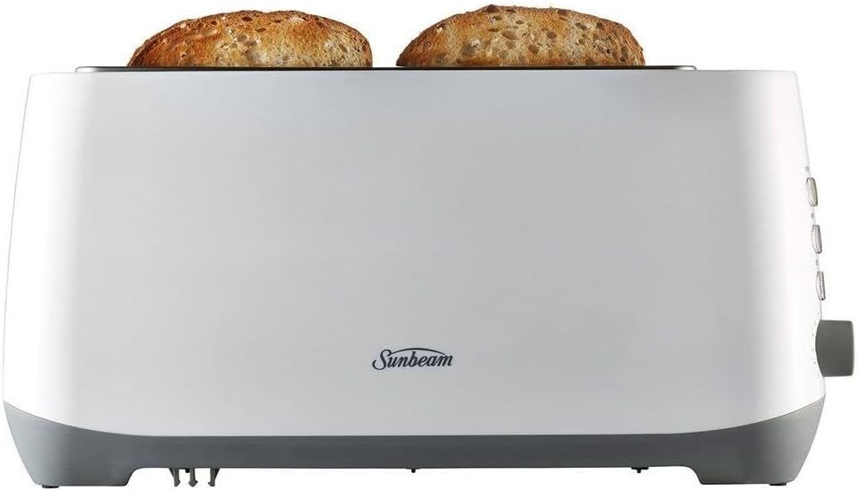 Sunbeam Rise Up 4 Slice Toaster Extra Long Slots, 7 Browning Settings