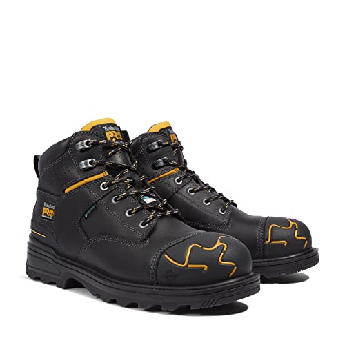 Timberland PRO Timberland PRO Men's Magnitude 6 Inch Composite Safety Toe Puncture Resistant Waterproof, Black, 12M