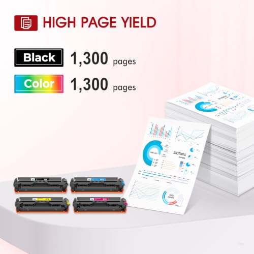 Image of 075 Toner Cartridge Set 075H for Canon 075 MF663Cdw MF665Cdw LBP646Cdw | Compatible for Canon Color ImageCLASS MF663Cdw MF665Cdw LBP646Cdw MF662CDW MF660c LBP647Cdw LBP640c Printer Ink High Capacity