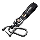 SARAHS Genuine Leather Car Keychain Fit Cadillac Escalade CT4 CT5 CT6 ATS CTS SRX XT5,Car Key Chain for Men and Woean Family Present Key Ring