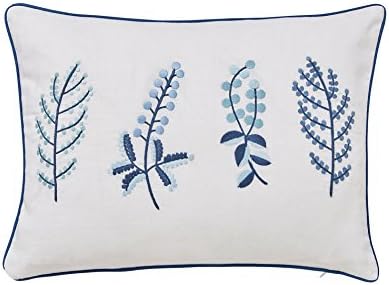 Paper Doves Cushion, Cotton Blend, Denim, 40 x 30 x 15 cm