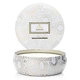 Voluspa Mokara, 3 Wick Tin Candle, 12 ounce, 40 Hour Burn Time, Coconut Wax for Clean Burning, Handcrafted in the USA