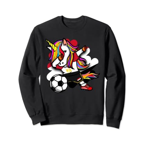 Dabbing Unicorn Egypt Soccer Fans Jersey Egyptian Football Sweatshirt Cover