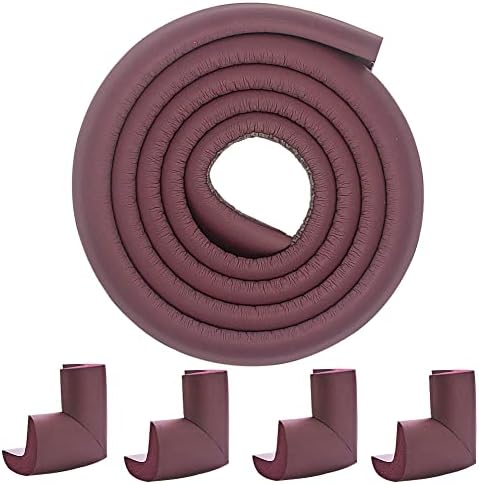 Foam Edge Protector Baby and Corners Guard for Table, Brown Purple
