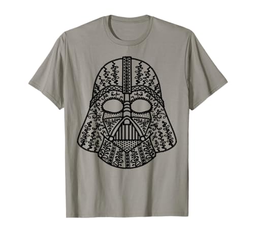 T-shirt Star Wars Vader Helmet avec motif végétal pour vos sorties décontractées