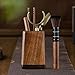 Imagen de Folpus Juego de té de Kung Fu Juego de vajilla Accesorios de té de Kung Fu de té Minimalista de Madera Soporte de Juego de té de Escritorio para