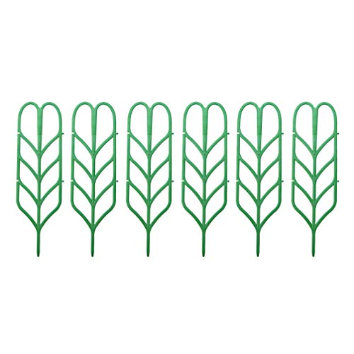 Yardwe 6pcs Plant Trellis Climbing Plants Support Vine Climbing Brackets for Potted Plant Ivy Roses Cucumbers Clematis Pots