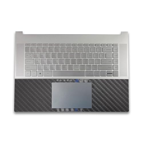 Image of Carbon Fiber Gaming Skin Compatible with HP Envy x360 16 inch (2023) - Thin Blue Line - Premium 3M Vinyl Protective Wrap Decal Cover - Easy to Apply | Crafted in The USA by MightySkins