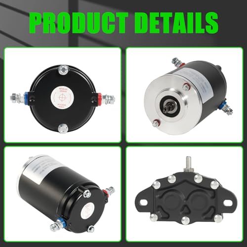Image of LEAPTREND 045-167567 Hydraulic Pump Motor with Dual-Polarity Reversing Solenoid 118246 Compatible with Lippert Component Leveling System 167576 Arrowhead 430-24001 Bosch F000MM0809