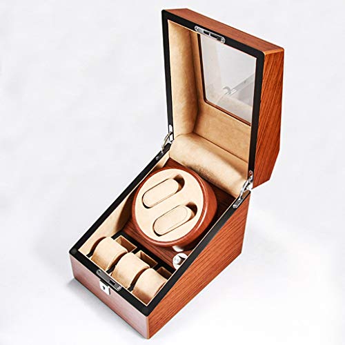 FENOKD Watch Boxes Automatic Watch Winder with 2 Watch Winder Positions and 3 Display Storage Spaces for Men and Women Watches