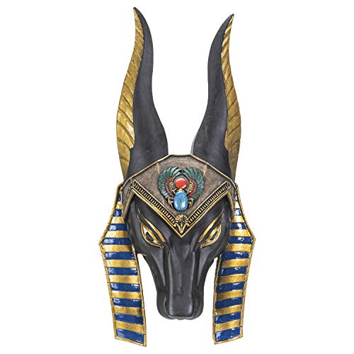 Pacific Giftware Anubis Jackal Headed God of Underworld Wall Plaque 10 Inches Sculptural Wall Decorative Accent