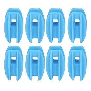 Electric Fence Insulator, Rainproof 100Pcs Strong ABS Insulation Heavy Duty Corner Post Grass Fence Insulator Blue