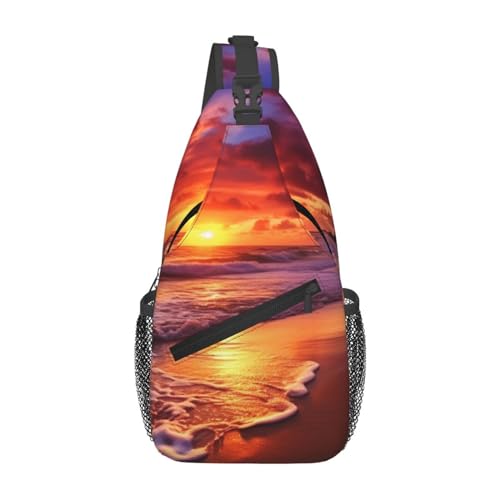 Bolso cruzado de pecho para hombre tipo bandolera negro miniatura 1