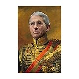 Fauci Poster - Funny Celebrity Art - Faux Oil Painting Print - Novelty Pop Culture Artwork Gift
