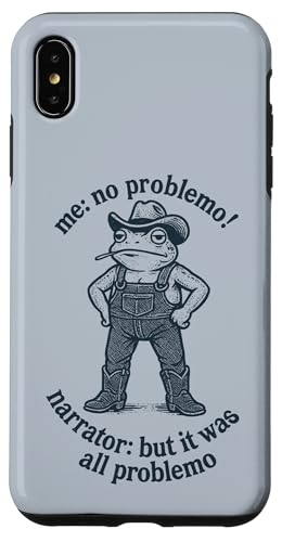 Western Frog Meme Me No Problem i[^[ JE{[C X}zP[X iPhone XS Max p