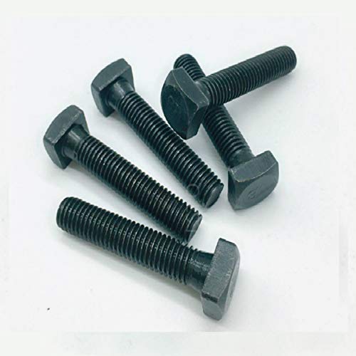 Generic 1pcs M22 Steel Bolts Square Head Screw T Type Platen Bolt Screws 80mm~120mm Length - (Size: M22x80mm)