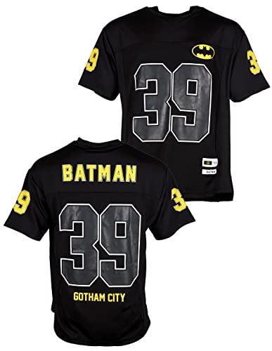 Jersey negro Batman Gotham City de hombre talla L en poliester ancho de corte comodo