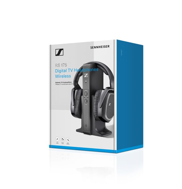 Cuffie TV Wireless Sennheiser RS 255 – 50h Autonomia, Bassa Latenza, Suono Surround Virtuale E Bluetooth