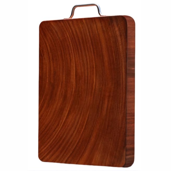 Tagliere legno massello spesso 40x30x4cm, tagliere cucina uso domestico,38 * 28 * 4cm