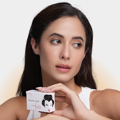 Kojie San Skin Brightening Soap - Bundle Pack - Original Kojic Acid, Dark Spot Remover Bar Soap with Coconut & Tea Tree Oil, 65g x 5 Bars