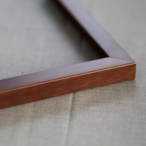 CountryArtHouse Picture Frame Moulding (Wood) 100ft Bundle - Traditional Walnut Finish - 0.75