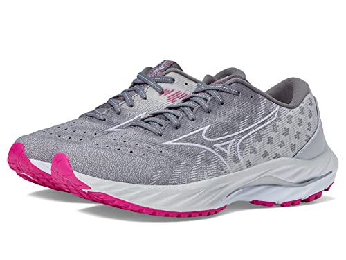 Mizuno-Womens-Wave-Inspire-19-Running-Shoe-ShadeWhite-9 41sXQ Yv1 L