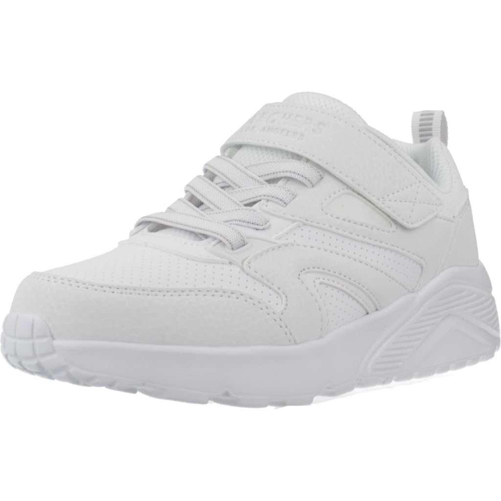 Skechers Boys Uno Lite Sneaker, White, 11.5 UK Child