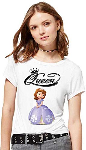 SK SMART COLLECTION Little Queen in Purple-Girls-T-Shirt-XL