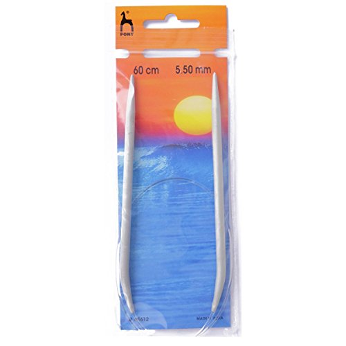 Pony - Ferri da maglia circolari in metallo