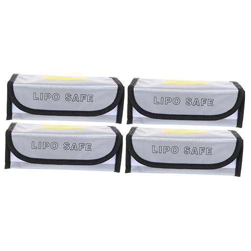 Batteries pochette ignifuge Mikikit 4 pièces anti-fuite