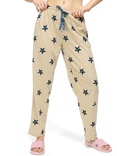 Image of WEET Women's Star Printed Cotton Night Suit Set